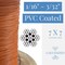Laureola Industries 1/16" to 3/32" PVC Coated Orange Color Galvanized Cable 7x7 Strand Aircraft Cable Wire Rope, 100 ft ZAG116332-77-GPO-100 - alternate 3